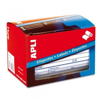 ETIQUETAS ADHESIVAS ROLLO 82 X 109 MM. ENVÍO APLI