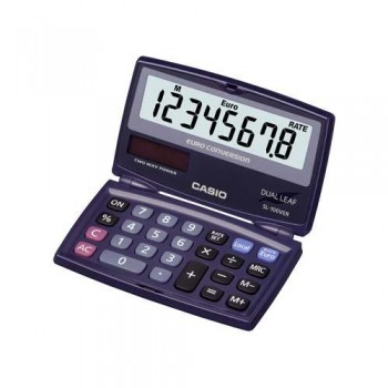CALCULADORA BOLSILLO 8 DÍGITOS TIPO CARTERA CASIO SL100 VER