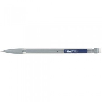 PORTAMINAS 0,5 MM DESECHABLE TRANSPARENTE CON GOMA BIC MATIC CLASSIC
