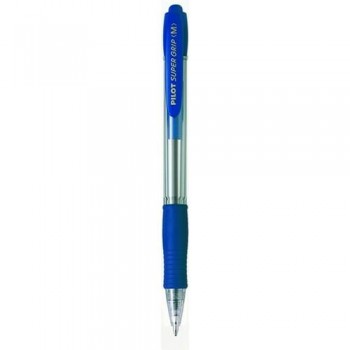 BOLÍGRAFO RETRÁCTIL 1 MM. TINTA ACEITE AZUL PILOT SUPER GRIP