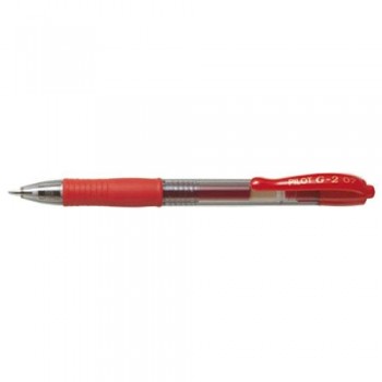 ROLLER RETRÁCTIL TINTA GEL PUNTA BOLA 0,7 MM. ROJO PILOT G2