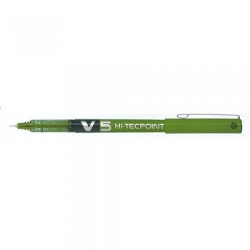 ROTULADOR TINTA LÍQUIDA PUNTA AGUJA 0,5 MM. VERDE PILOT V5