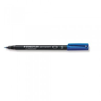 ROTULADOR PERMANENTE PUNTA S 0,4 MM AZUL LUMOCOLOR 313 SUPERFINO STAEDTLER