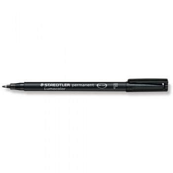 ROTULADOR PERMANENTE PUNTA F 0,6 MM NEGRO LUMOCOLOR 318 SUPERFINO STAEDTLER