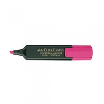 ROTULADOR FLUORESCENTE PUNTA BISELADA 1-5 MM ROSA FABER CASTELL