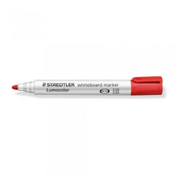 ROTULADOR PIZARRA BLANCA PUNTA REDONDA 2 MM. ROJO LUMOCOLOR 351 STAEDTLER