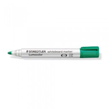 ROTULADOR PIZARRA BLANCA PUNTA REDONDA 2 MM. VERDE LUMOCOLOR 351 STAEDTLER
