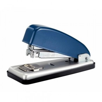 GRAPADORA SOBREMESA 30 HOJAS METÁLICA AZUL/PLATA PETRUS 226