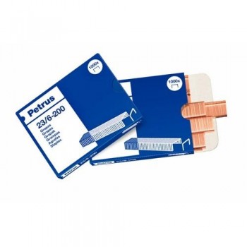 GRAPAS COBREADAS 23/6 - 24-6 CAJA 1000 UNIDADES PETRUS