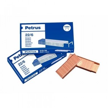GRAPAS 22/6 CAJA 1000 UNIDADES PETRUS