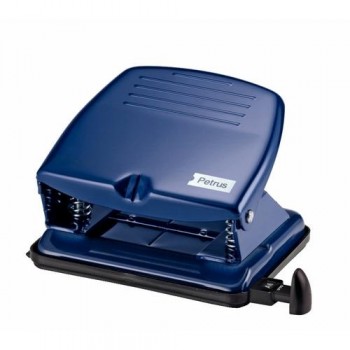 TALADRO SOBREMESA 20 HOJAS METÁLICO AZUL PETRUS 65