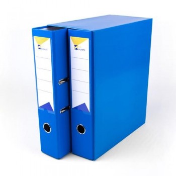MÓDULO 2 ARCHIVADORES FOLIO 2 ANILLAS 65 MM AZUL OFIEXPERTS