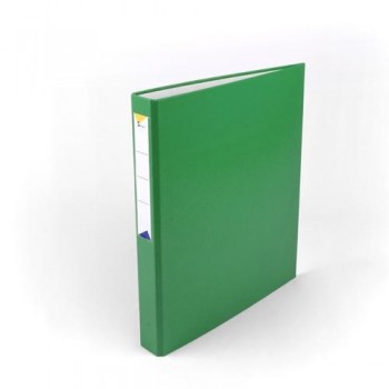 CARPETA ANILLAS A4 4 ANILLAS 25 MM FORRADO PP VERDE OFIEXPERTS