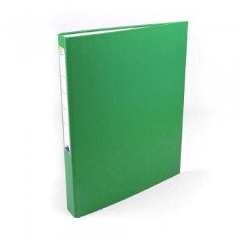 CARPETA ANILLAS FOLIO 4 ANILLAS 25 MM FORRADO PP VERDE OFIEXPERTS