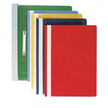 DOSSIER FASTENER FOLIO PP HERRAJE TARJETERO LOMO ROJO GRAFOPLAS
