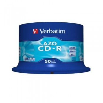 CD-R 700MB 52X SUPER AZO 50 UNIDADES VERBATIM