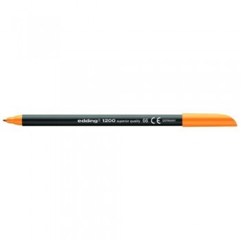 ROTULADOR BASE AGUA PUNTA 0,5-10MM. NARANJA FLUOR EDDING 1200