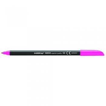 ROTULADOR BASE AGUA PUNTA 0,5-10MM. ROSA FLUOR EDDING 1200