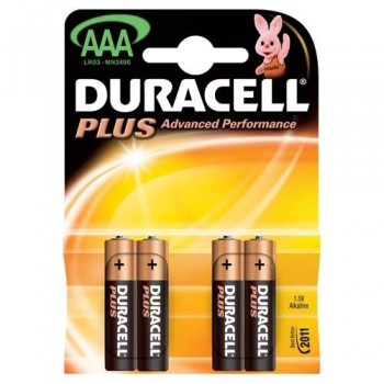 PILA ALCALINA AAA MN 2400 - LR03 BILSTER 4U DURACELL PLUS