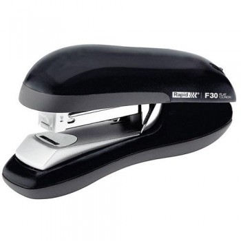 GRAPADORA SOBREMESA 30 HOJAS GRAPADO PLANO NEGRO RAPID F30