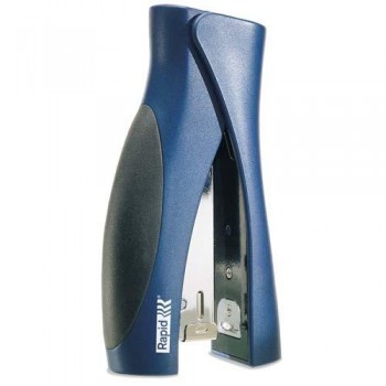 GRAPADORA SOBREMESA 20 HOJAS ERGONÓMICA AZUL RAPID STAND UP F20