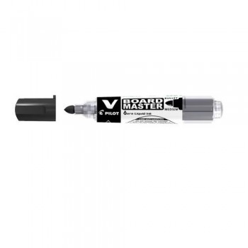 ROTULADOR PIZARRA BLANCA MEDIUM PUNTA CÓNICA NEGRO V-BOARD MASTER PILOT