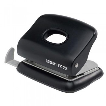 TALADRO SOBREMESA 20 HOJAS NEGRO RAPID FC20