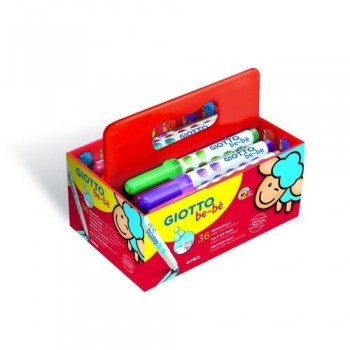 ROTULADOR PUNTA GRUESA BEBÉ SCHOOLPACK 36 UN. GIOTTO BE-B