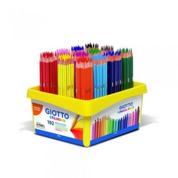LÁPIZ COLOR SCHOOLPACK 192 UN. STILNOVO GIOTTO
