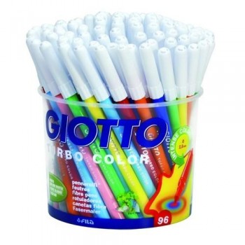ROTULADOR PUNTA ESTÁNDAR BOTE 96 UNIDADES TURBO COLOR GIOTTO