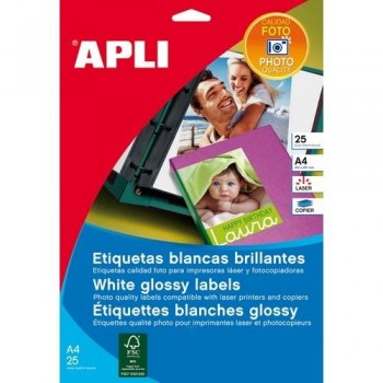 APLI ETIQUETAS GLOSSY ADHESIVAS FOTO 199,6X289,1