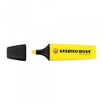 ROTULADOR FLUORESCENTE AMARILLO STABILO BOSS ORIGINAL