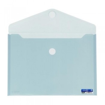 SOBRE A4+ PP CIERRE DE VELCRO 335 X250 MM CRISTAL OFFICE BOX