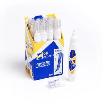 CORRECTOR LÁPIZ 9 ML PUNTA METÁLICA OFIEXPERTS