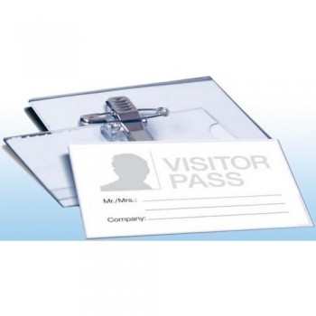 IDENTIFICADOR COMBI (PINZA + ALFILER) 90X56 MM. CAJA 25 UN. APLI