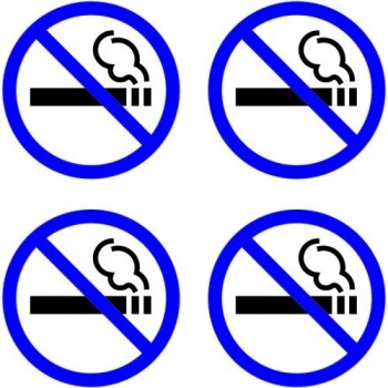 PICTOGRAMA ADHESIVO 57X57 MM. PROHIBIDO FUMAR APLI