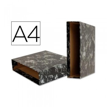 CAJA ARCHIVADOR JASPEADO DIN-A4 ECOCLASSIC GRAFOPLAS