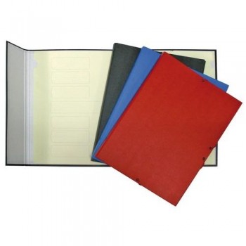 CARPETA CLASIFICADORA FOLIO FORRADO PP 12 SEPARADORES FORRADO POKF AZUL