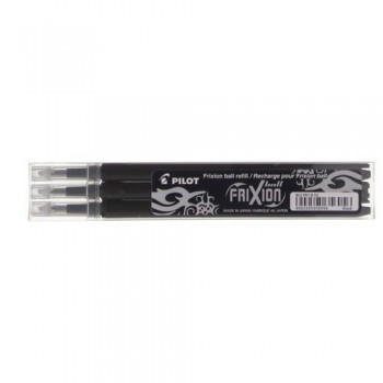 RECAMBIO BOLÍGRAFO FRIXION BALL / CLICKER NEGRO 3U PILOT