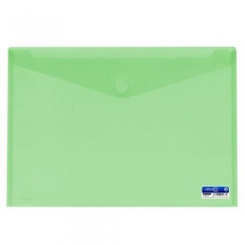 SOBRE A3 PP CIERRE DE VELCRO 435X310 MM VERDE. OFFICE BOX