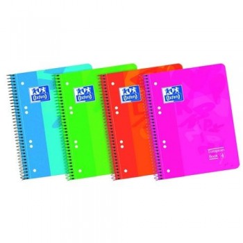 CUADERNO ESPIRAL A5+ 120 HOJAS CUADRICULA 5X5 OXFORD