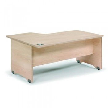 MESA L IZQUIERDA WORK 160X120 CM. ESTRUCTURA HAYA Y TABLERO HAYA SERIE WORK ROCADA
