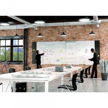 MESA 200X100 CM. ESTRUCTURA COLOR ALUMINIO TABLERO MELAMINA HAYA SERIE EXECUTIVE ROCADA