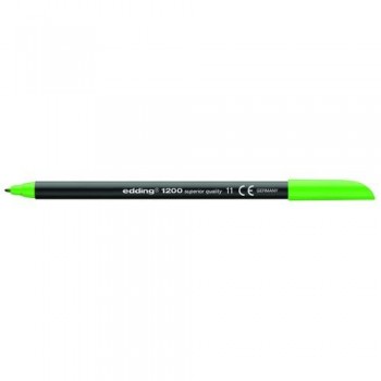 ROTULADOR BASE AGUA PUNTA 0,5-10 MM. VERDE CLARO EDDING 1200