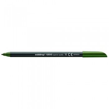 ROTULADOR BASE AGUA PUNTA 0,5-10 MM. VERDE OLIVA EDDING 1200
