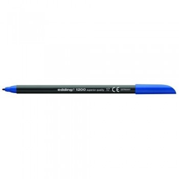 ROTULADOR BASE AGUA PUNTA 0,5-10 MM. AZUL ACERO EDDING 1200