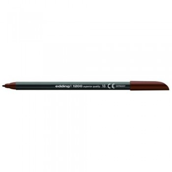 ROTULADOR BASE AGUA PUNTA 0,5-10 MM. MARRÓN OSCURO EDDING 1200