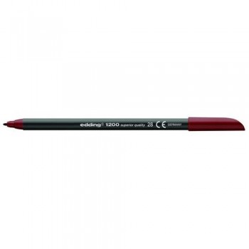 ROTULADOR BASE AGUA PUNTA 0,5-10 MM. ROJO INGLÉS EDDING 1200
