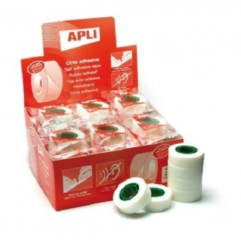 CINTA  ADHESIVA INVISIBLE 19X33M APLI