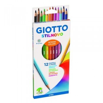 LÁPIZ COLOR ESTUCHE 12 UN. GIOTTO STILNOVO